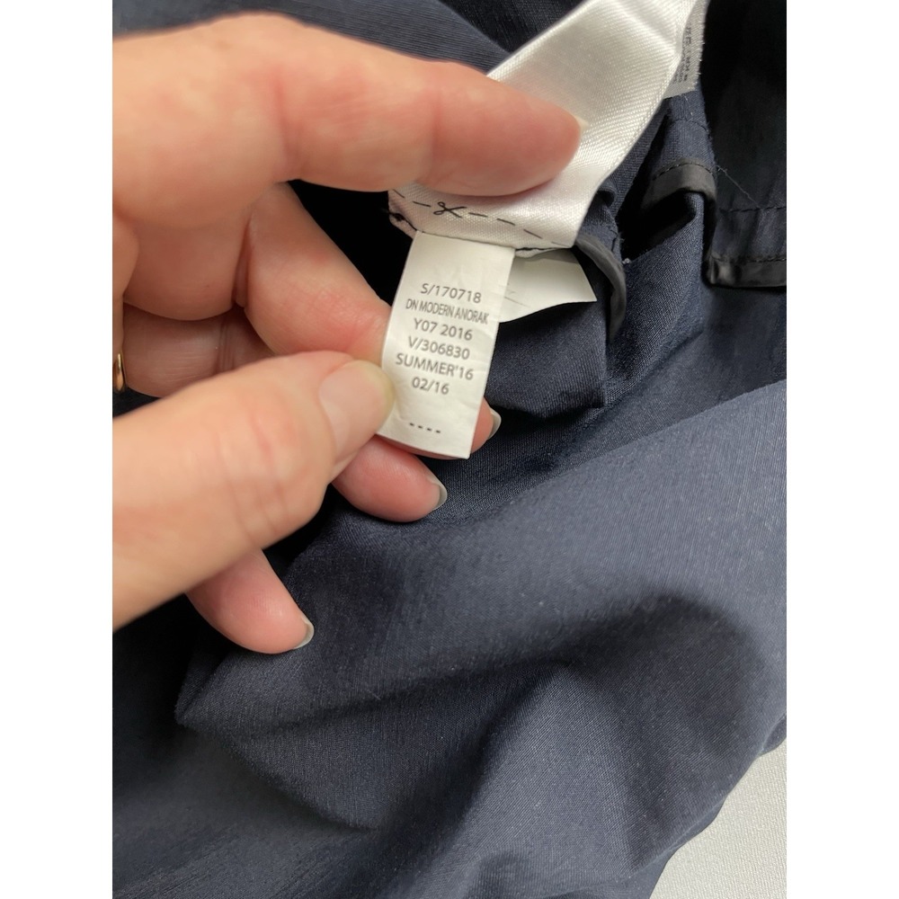 Banana Republic Mens Jacket Large Navy Blue Utility Windbreaker Golf Full Zip - Picture 6 of 10